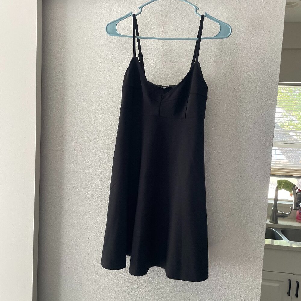 NWOT Dynamite Black Babydoll Mini Dress